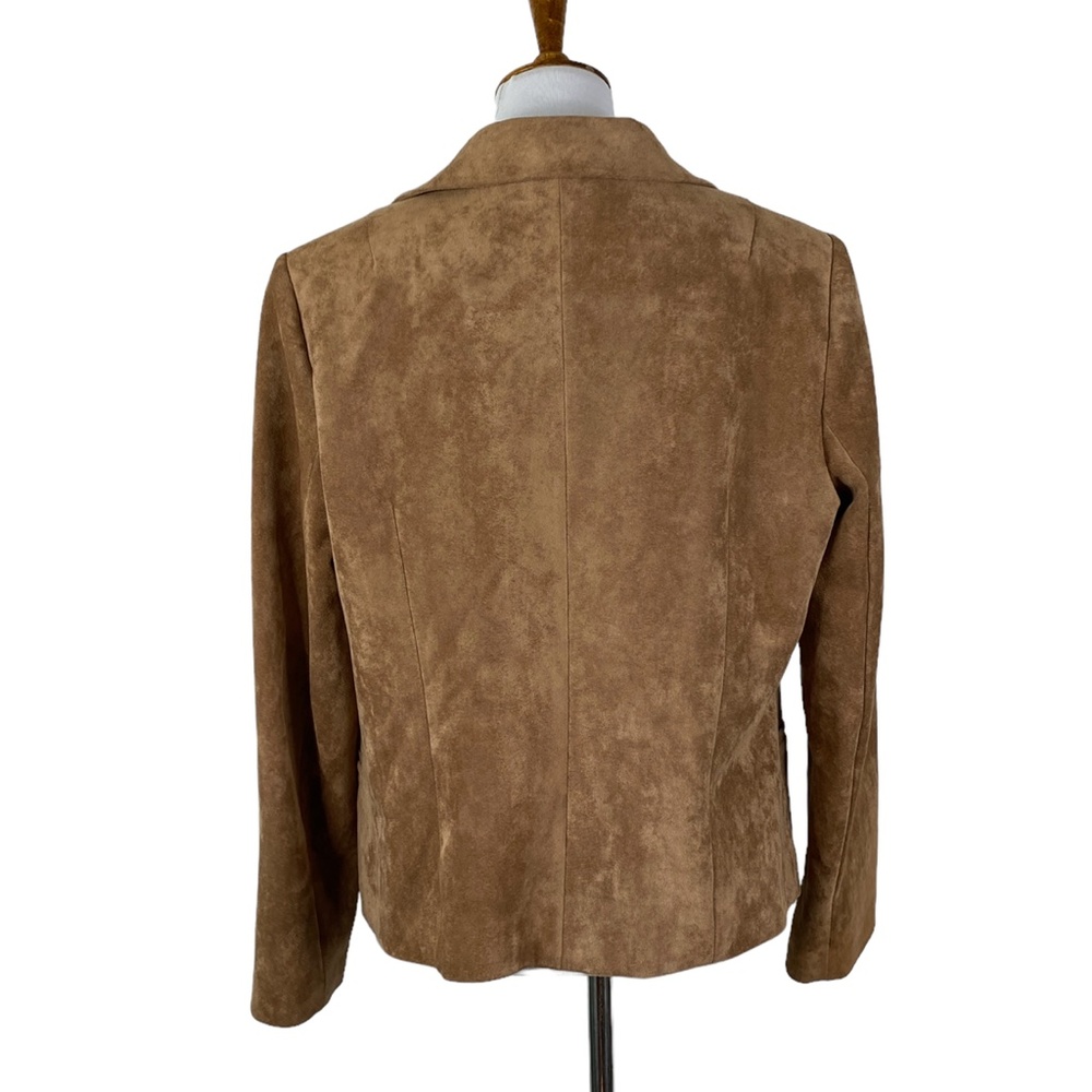 Ivanka Trump Faux Suede Open Front Jacket Sz. 14 - Picture 2 of 9